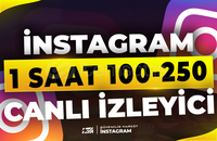 ⭐İnsta 1 Saat 100-250 İnstagram Canlı İzleyici⭐