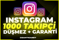 ⭐İnsta 1000 Takipçi + Düşmeyen + Garantili⭐