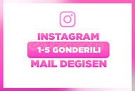 ⭐İNSTAGRAM 1-5 GÖNDERİLİ MAİL DEĞİŞEN HESAP⭐