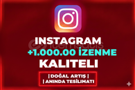 Instagram 1 milyon izlenme 