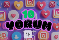  İNSTAGRAM 10 YORUM Garantili 