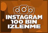 Instagram 100 bin izlenme 