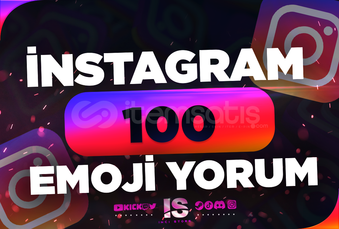 ⭐İnstagram 100 Emoji Yorum - KEŞFET ETKİLİ⭐ ⭐İnstagram 100 Emoji Yorum - KEŞFET ETKİLİ⭐