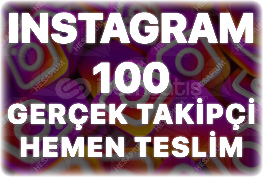 Instagram 100 Gerçek Takipçi - Keşfet Etkili Instagram 100 Gerçek Takipçi - Keşfet Etkili