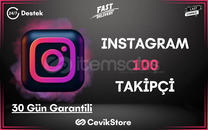 ⭐Instagram 100 Global Takipçi [Garanti]⭐