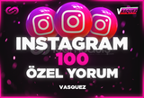 ⭐İnstagram 100 Özel Yorum ⭐