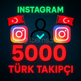 INSTAGRAM %100 KALİTELİ 5000 TÜRK TAKİPÇİ
