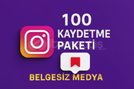 İnstagram 100 Kaydetme Hızlı teslimat