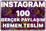 Instagram 100 Organik Paylaşım - Keşfet Etkili