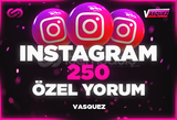 ⭐İnstagram 250 Özel Yorum ⭐