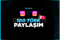 ⭐İnstagram 100 Paylaşım⭐