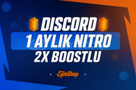 ⭐ 2 TANE Discord Nitro (1 AY) + 2x Boost | OTO