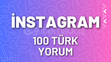 ⭐İnstagram 100 Türk Özel Yorum⭐