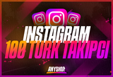 ⭐INSTAGRAM 100 TÜRK TAKİPÇİ⭐