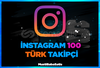 ⭐İnstagram 100 Türk takipçi⭐