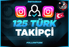 ⭐ İNSTAGRAM 125 TÜRK TAKİPÇİ | + GARANTİ ⭐