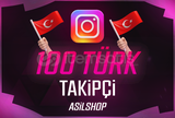 Instagram 100 Türk Takipçi ⭐ Hızlı - Garantili