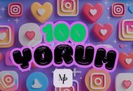  İNSTAGRAM 100 YORUM (Garantili)