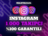 ⭐KALICI⭐ Instagram 1000 Adet Gerçek Takipçi