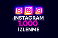 İNSTAGRAM 1000 ADET İZLENME 