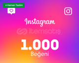 İNSTAGRAM 1000 BEĞENİ ANINDA TESLİM!!!