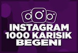 INSTAGRAM 1000 BEĞENİ + Takipçi (DÜŞME YOK)