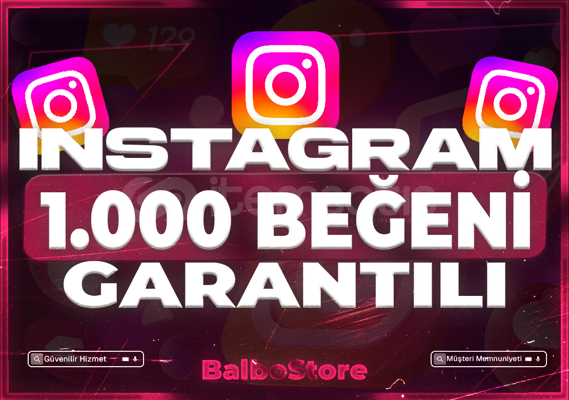 ⭐️İNSTAGRAM 1.000 BEĞENİ+GARANTİ✅⭐️ ⭐️İNSTAGRAM 1.000 BEĞENİ+GARANTİ✅⭐️