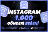 İNSTAGRAM 1.000 BEĞENİ+GARANTİ+HIZLI