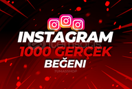 ⭐İNSTAGRAM 1000 GERÇEK BEĞENİ⭐