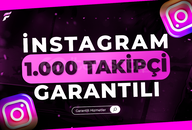 İNSTAGRAM 1000 GERÇEK KALİTELİ TAKİPÇİ