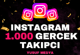 ⭐INSTAGRAM 1.000 GERÇEK TAKİPÇİ⭐