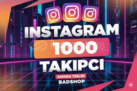 ⭐ İNSTAGRAM 1000 GERÇEK TAKİPÇİ