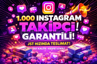✅ INSTAGRAM 1.000 GERÇEK TAKİPÇİ