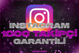 Instagram 1.000 Gerçek Takipçi