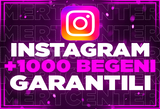 ⭐INSTAGRAM 1000 GERÇEK BEĞENİ⭐