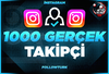 ⭐İNSTAGRAM 1000 GERÇEK TAKİPÇİ + GARANTİ⭐