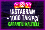 ⭐İnstagram 1000 Gerçek Takipçi [Garantili]⭐