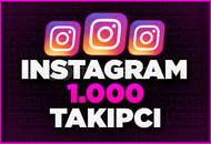 Instagram 1000 Gerçek Takipçi ( Garantili )