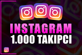 Instagram 1.000 Gerçek Takipçi [Garantili]