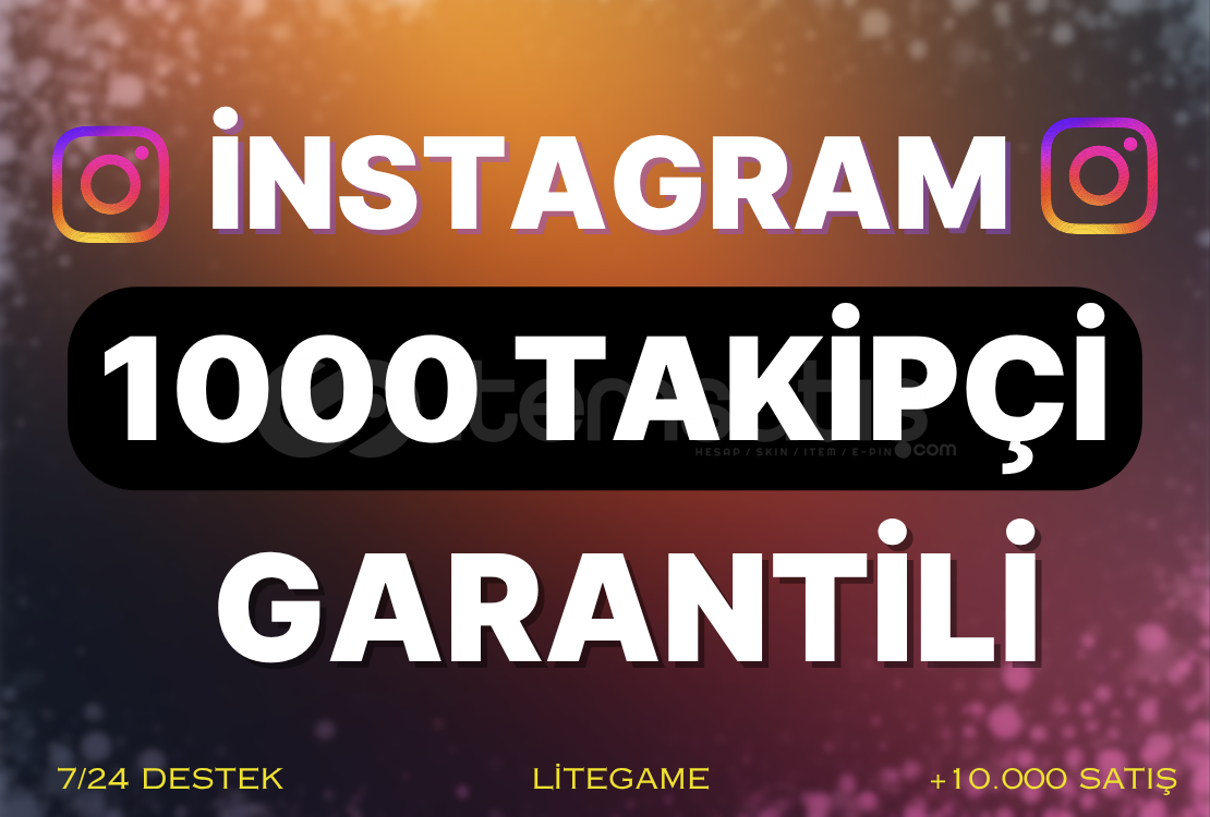 ⭐İNSTAGRAM 1000 GERÇEK TAKİPÇİ + KEŞFETLİ⭐ ⭐İNSTAGRAM 1000 GERÇEK TAKİPÇİ + KEŞFETLİ⭐