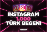 ⭐️İnstagram 1000 Gerçek Türk Beğeni | Garanti