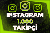⭐İNSTAGRAM 1000 GERÇEK TÜRK TAKİPÇİ + GARANTİ⭐