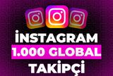 ⭐İnstagram 1000 Global Takipçi + 30 Gün Garanti