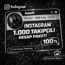 ⚫⚪ INSTAGRAM 1.000 HESAP PAKETİ ⚪⚫