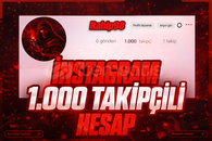 ???? Instagram 1.000 Hesap Paketi