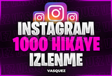 ⭐İnstagram 1000 Hikaye İzlenme⭐