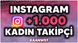 ❤️ İNSTAGRAM 1000 KADIN TAKİPÇİ | + GARANTİ ❤️