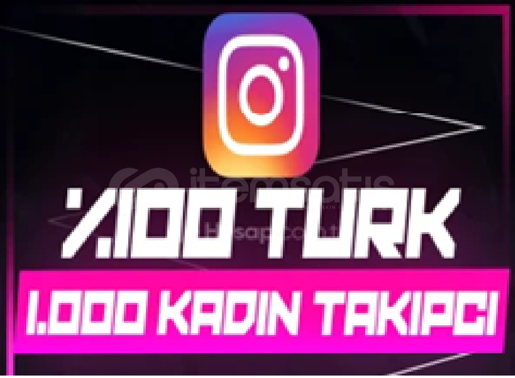 İNSTAGRAM 1000 KALİTELİ TÜRK KADIN TAKİPÇİ İNSTAGRAM 1000 KALİTELİ TÜRK KADIN TAKİPÇİ