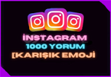⭐İnstagram 1000 Karışık Emoji Yorum ⭐