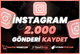 İNSTAGRAM 2.000 KAYDET+GARANTİ+HIZLI